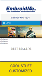 Mobile Screenshot of embroidme-slc.com